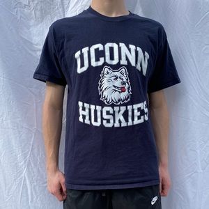UCONN Huskies Navy Champion T shirt